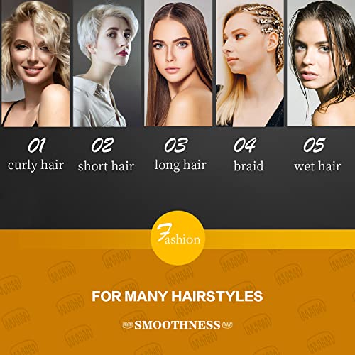 3 Pieces Teasing Brush Set Bristle Hair Brush 3 Row Teasing Brush Dual Edge Brush Sturdy Styling Comb Parting Comb for Brushing, Combing, Slicking Hair for Stylist Women (Black) - Image 2